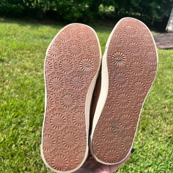 UGG Australia Ariani 3319 Fringe Beaded Moccasin Ankle Booties Brown Size 10 - Picture 5 of 8